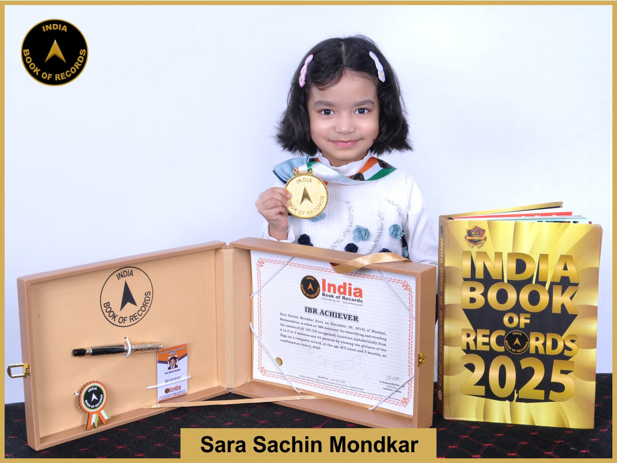 Sara Sachin Mondkar – IBR Achiever