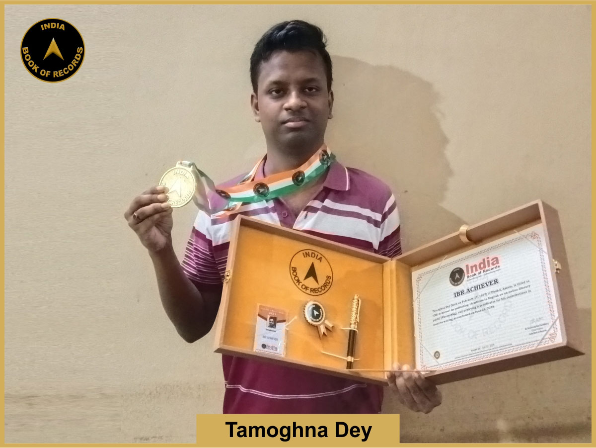 Tamoghna Dey – IBR Achiever