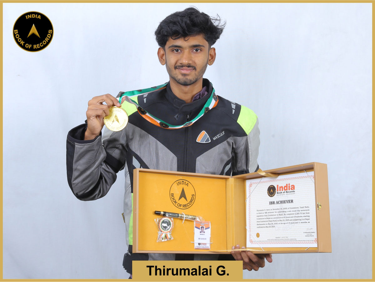 Thirumalai G. – IBR Achiever 