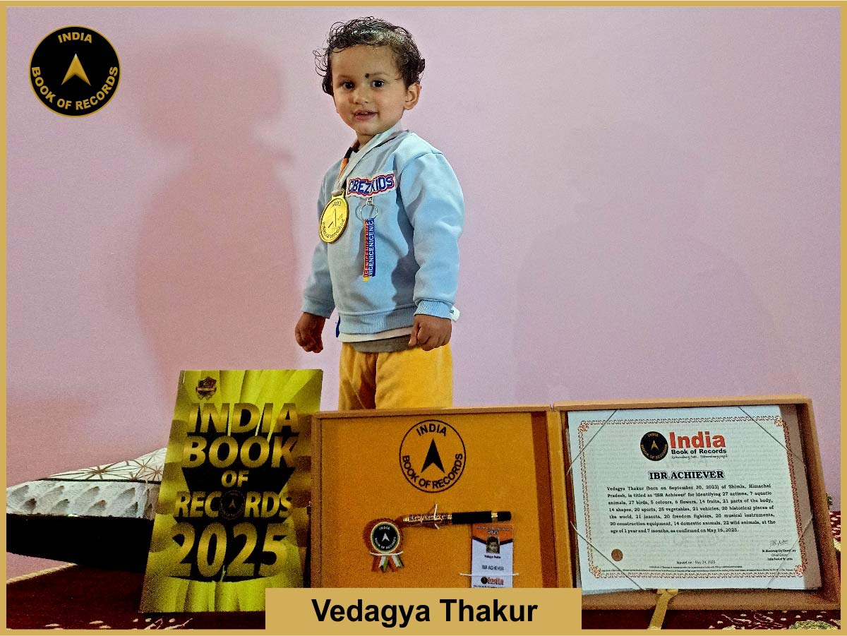 Vedagya Thakur – IBR Achiever