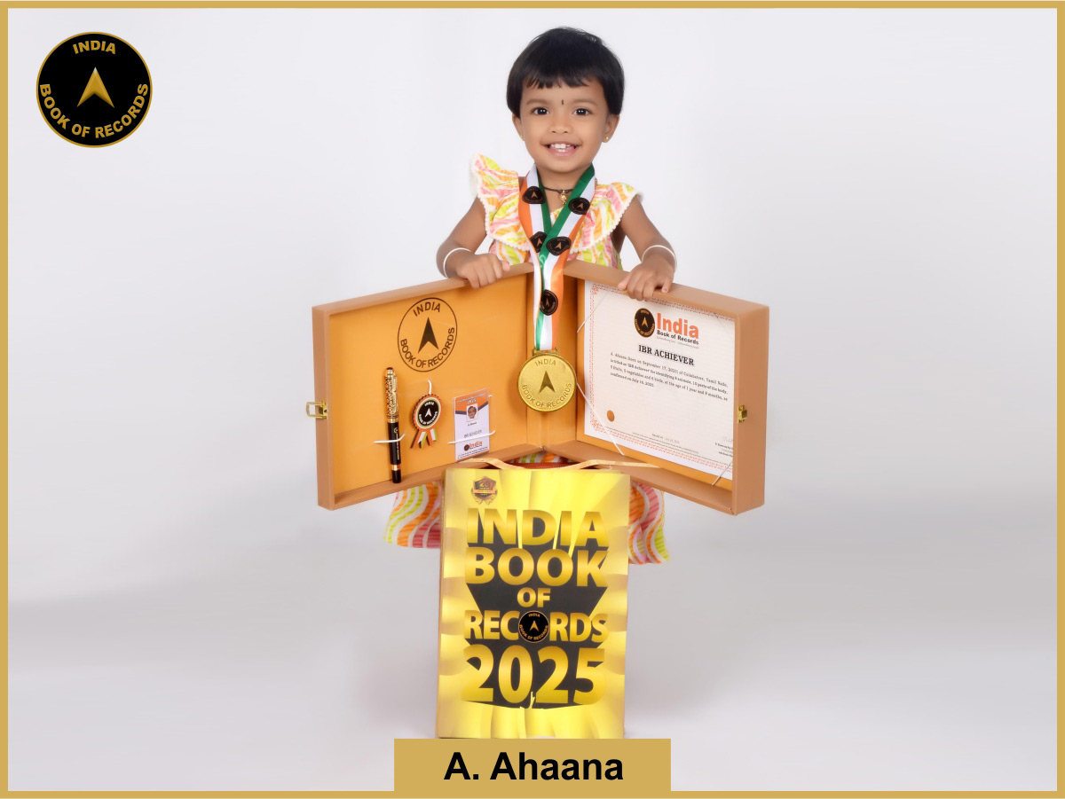 A. Ahaana – IBR Achiever