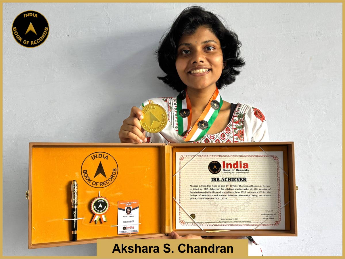 Akshara S. Chandran – IBR Achiever