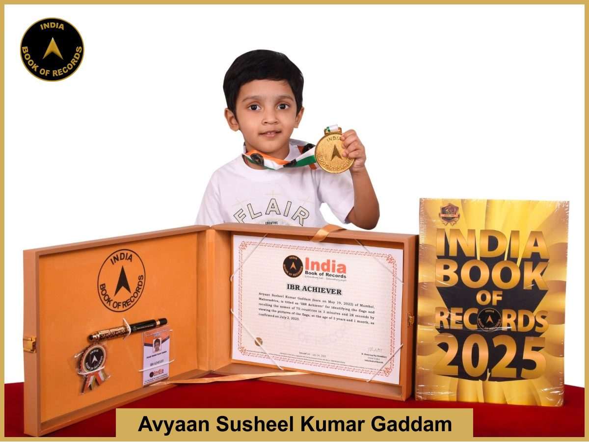 Avyaan Susheel Kumar Gaddam – IBR Achiever