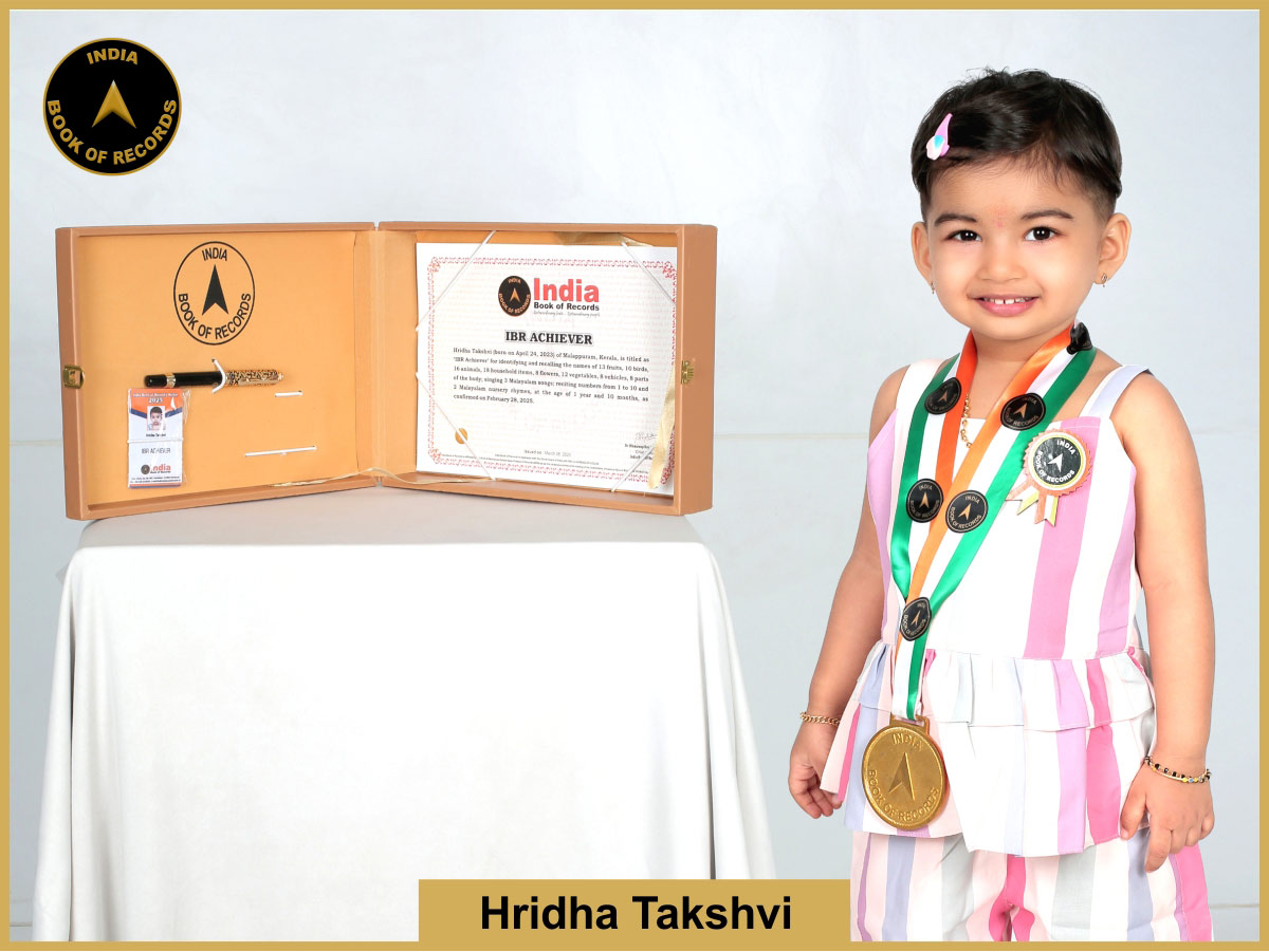Hridha Takshvi – IBR Achiever