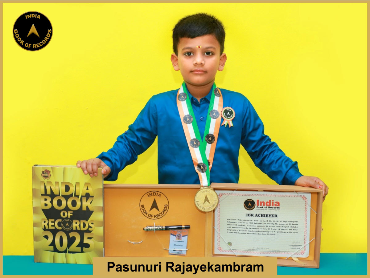 Pasunuri Rajayekambram – IBR Achiever