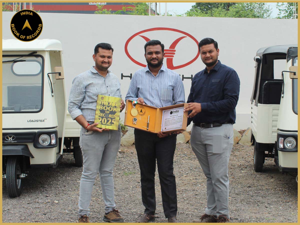 Heaviest Load Pulled by an Electric Cargo Three-Wheeler