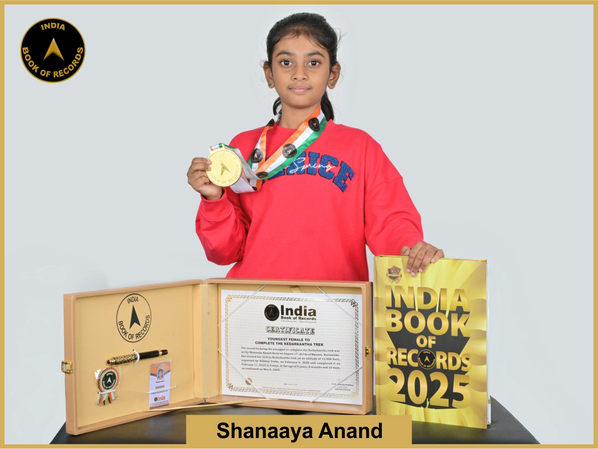 Youngest female to complete the Kedarkantha trek