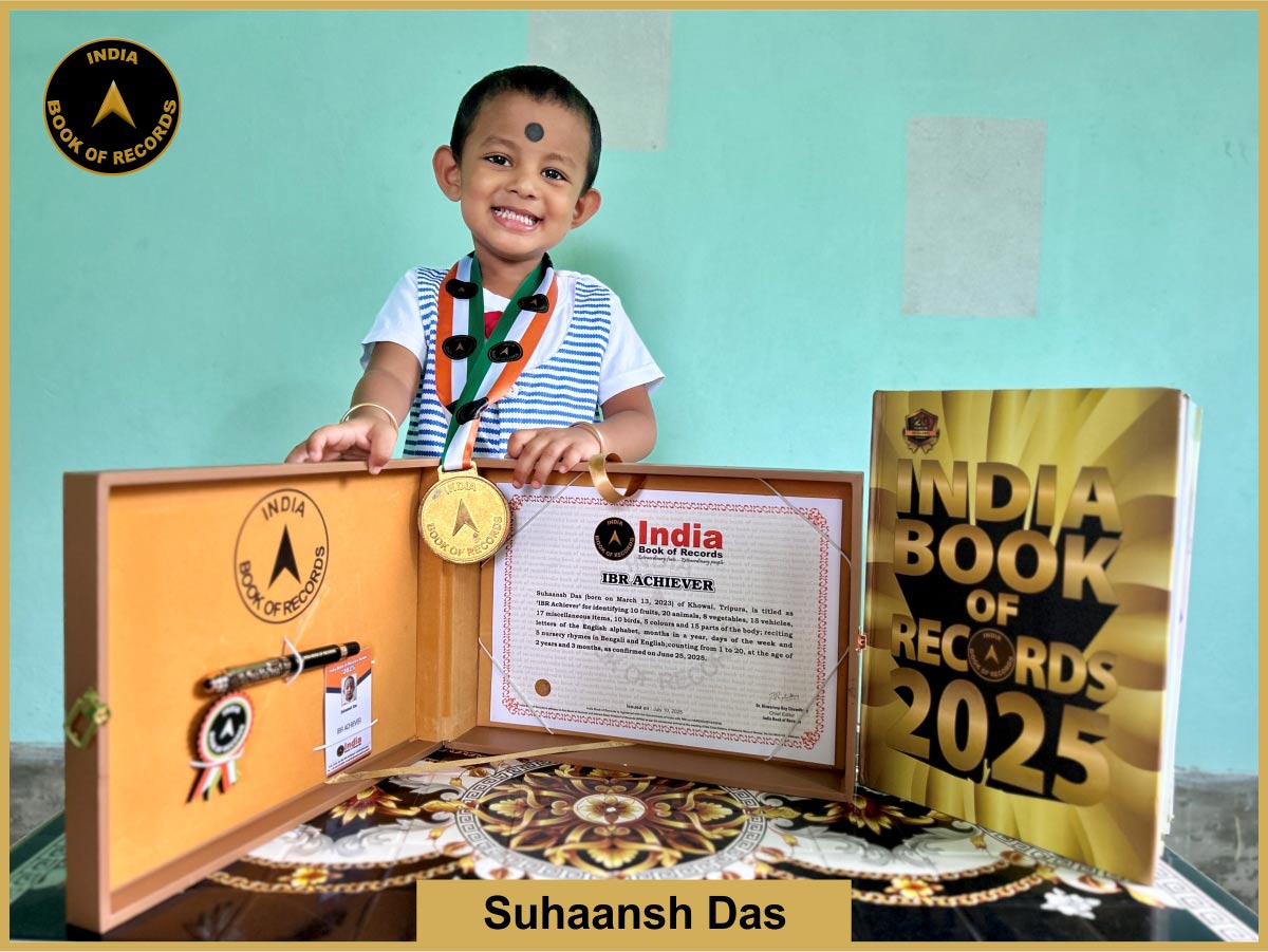 Suhaansh Das- IBR Achiever