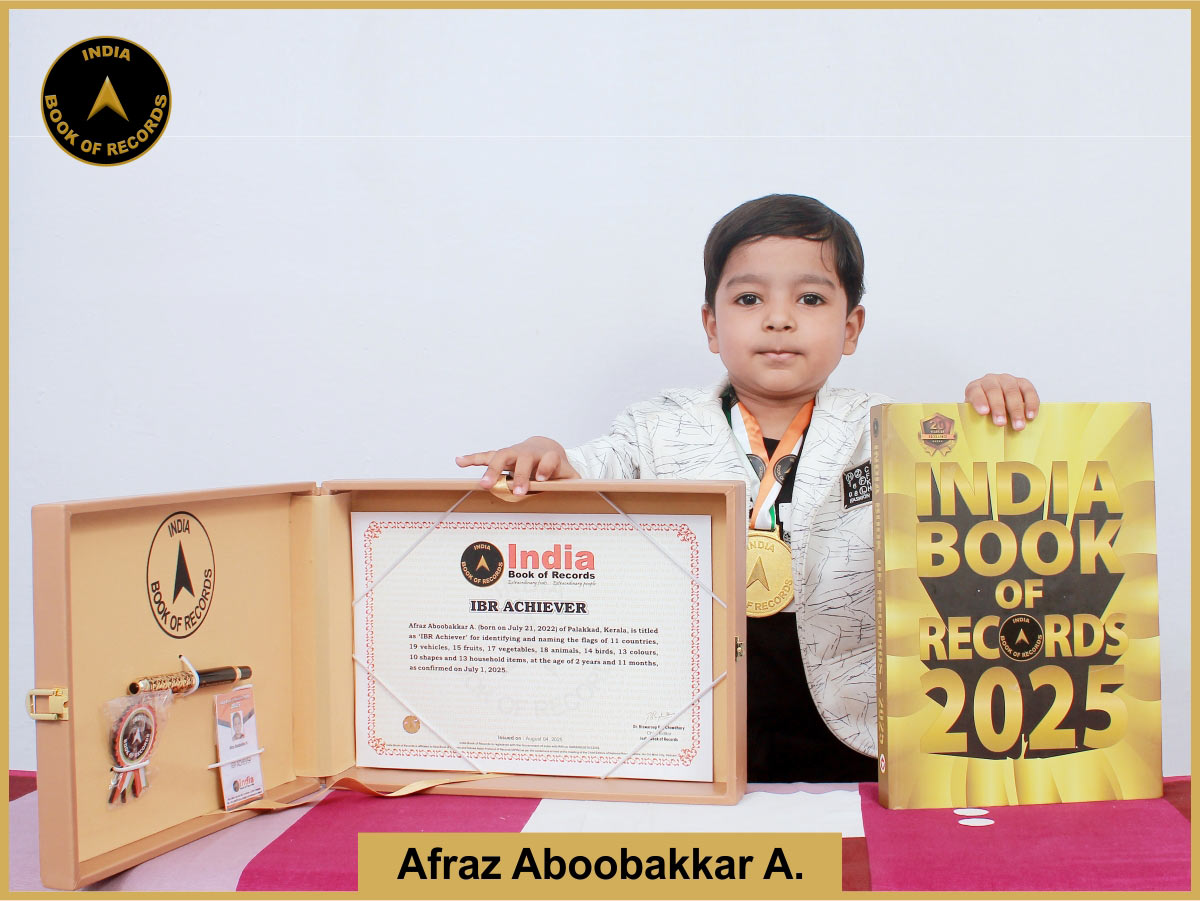 Afraz Aboobakkar A. – IBR Achiever