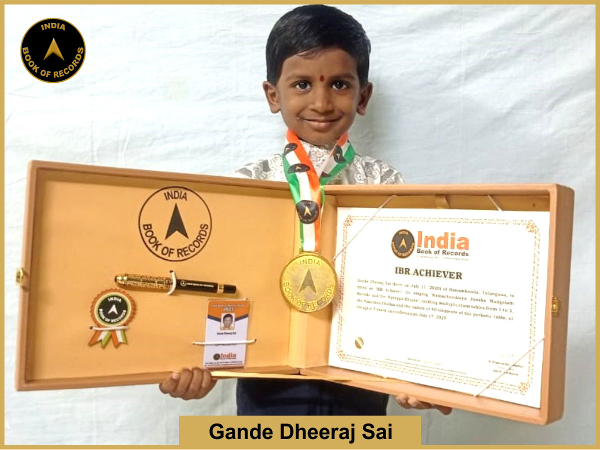 Gande Dheeraj Sai – IBR Achiever