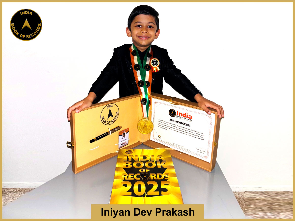Iniyan Dev Prakash – IBR Achiever