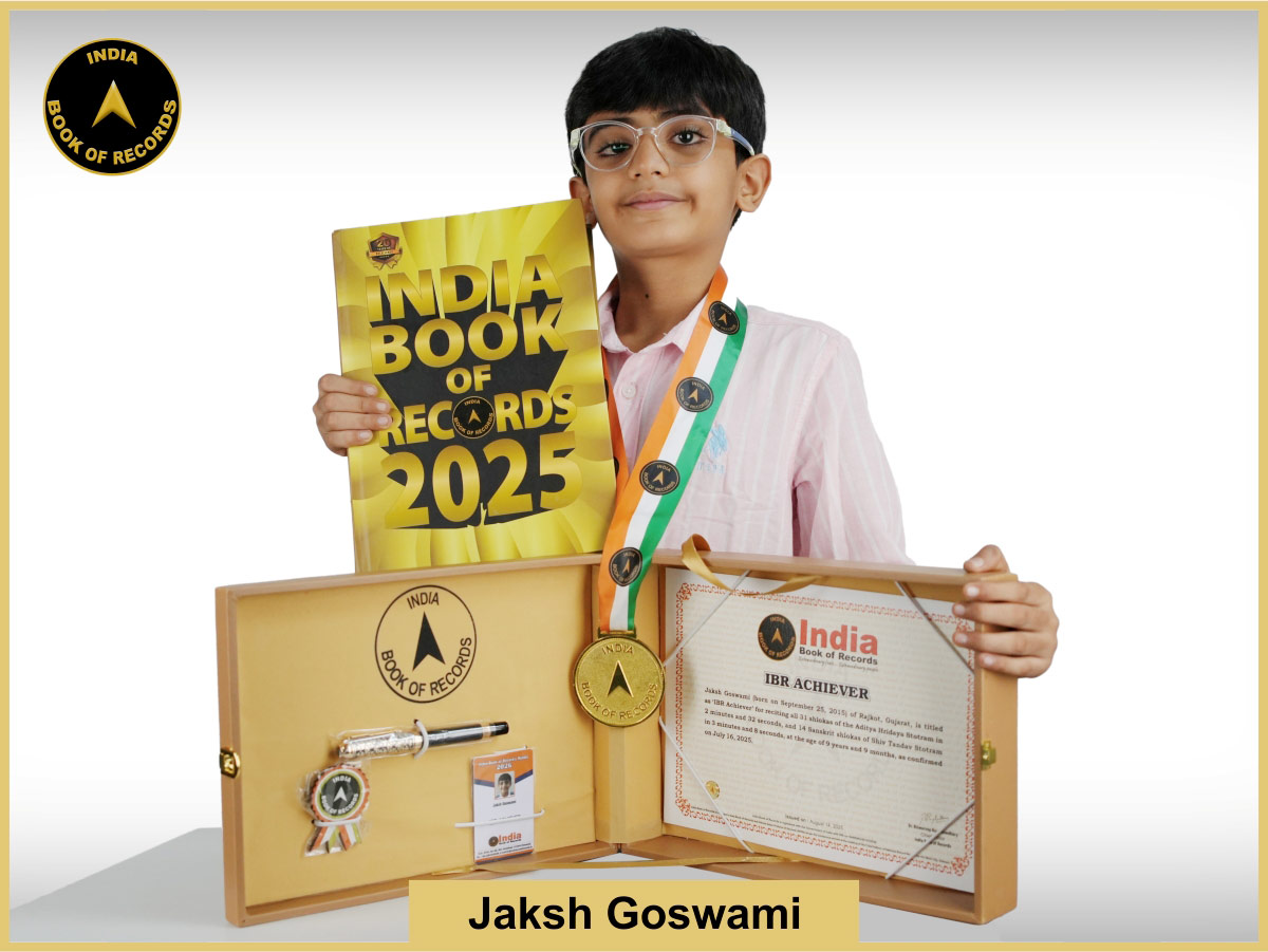 Jaksh Goswami – IBR Achiever