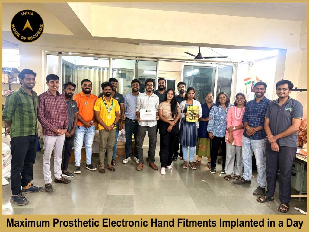 Electronic Hand Fitments Implanted