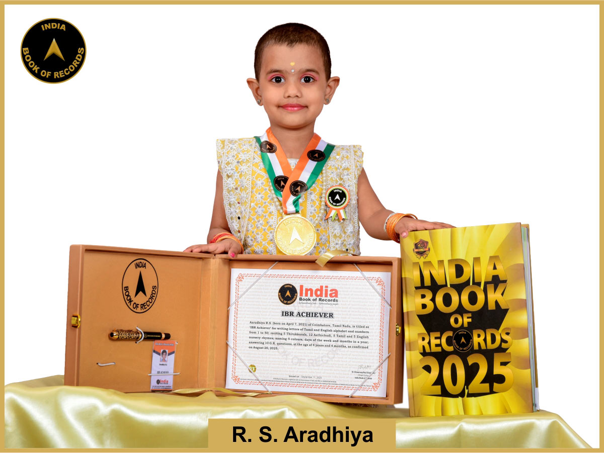 Aaradhiya R.S. – IBR Achiever