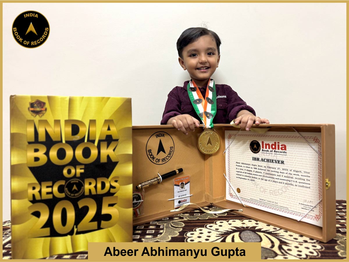 Abeer Abhimanyu Gupta – IBR Achiever