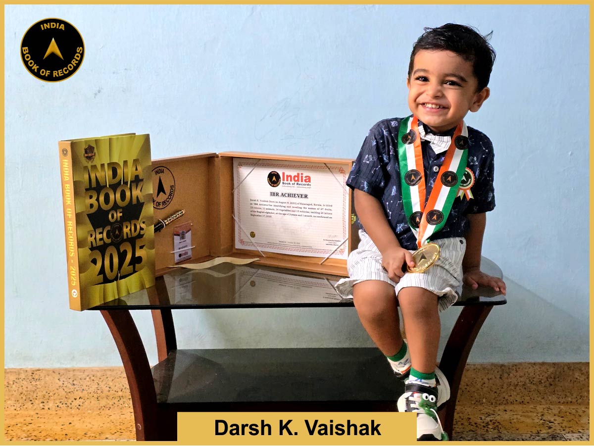Darsh K. Vaishak - IBR Achiever