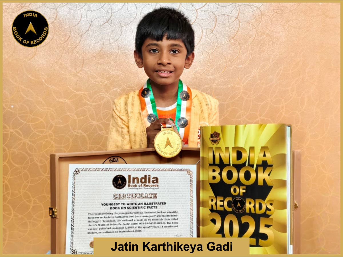 Youngest to write an illustrated book on scientific facts