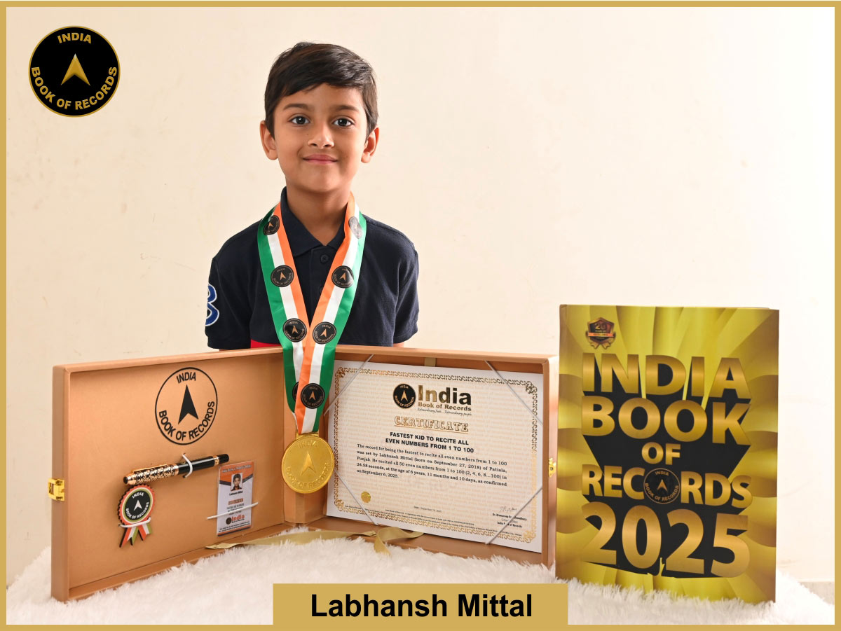 Fastest kid to recite all even numbers from 1 to 100