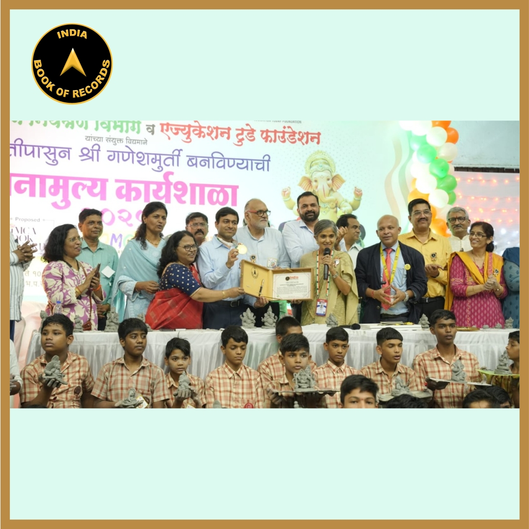 Largest Eco-Friendly Ganesh Idol-Making Workshop Across Multiple Schools