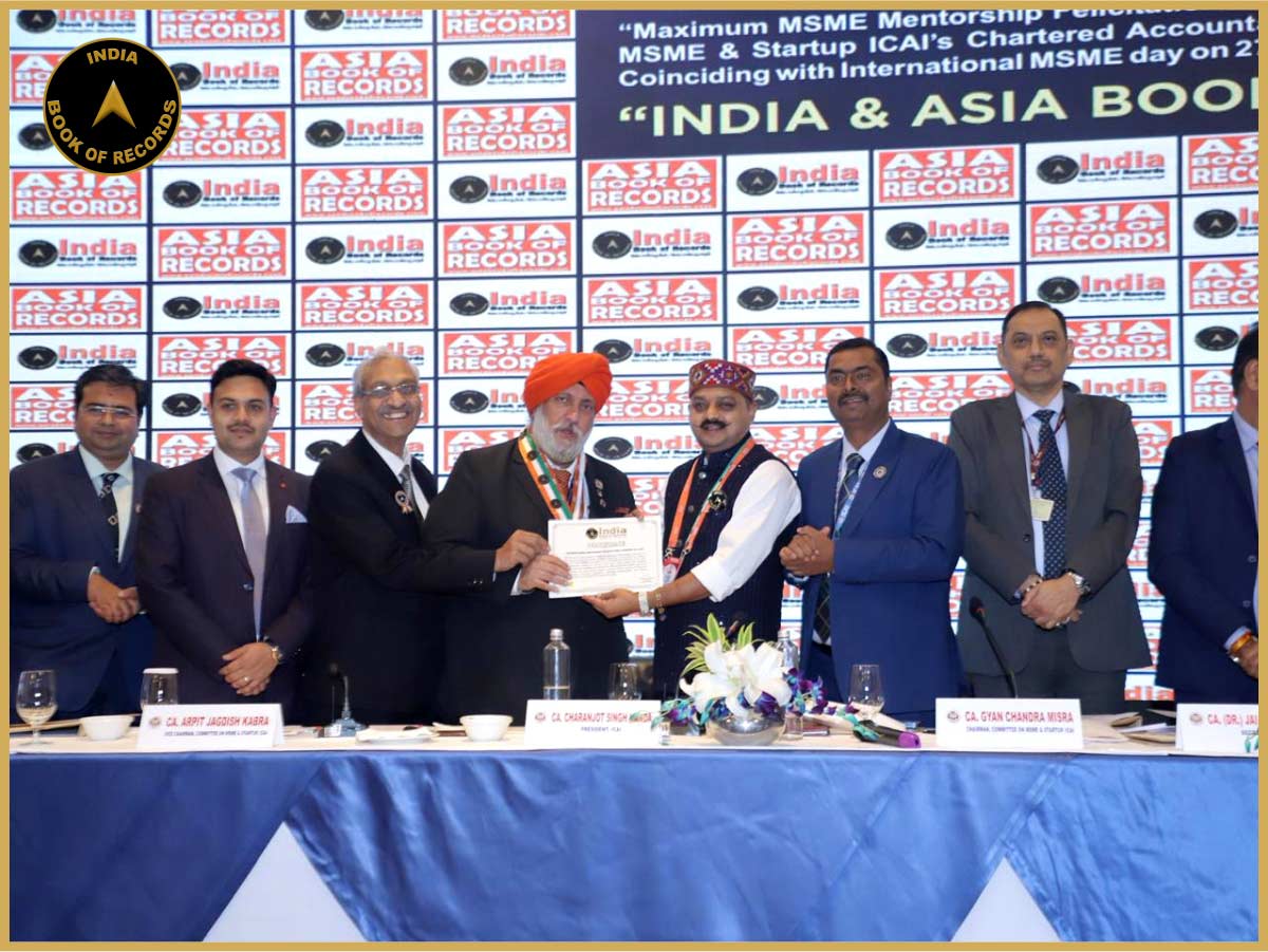 Maximum MSME Mentorship Felicitations Achieved in a Day