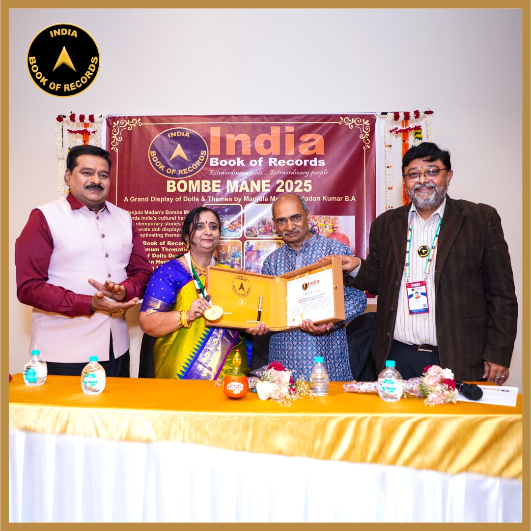 Maximum Thematic Display of Dolls Depicting Indian Heritage and Modern Life by a Duo