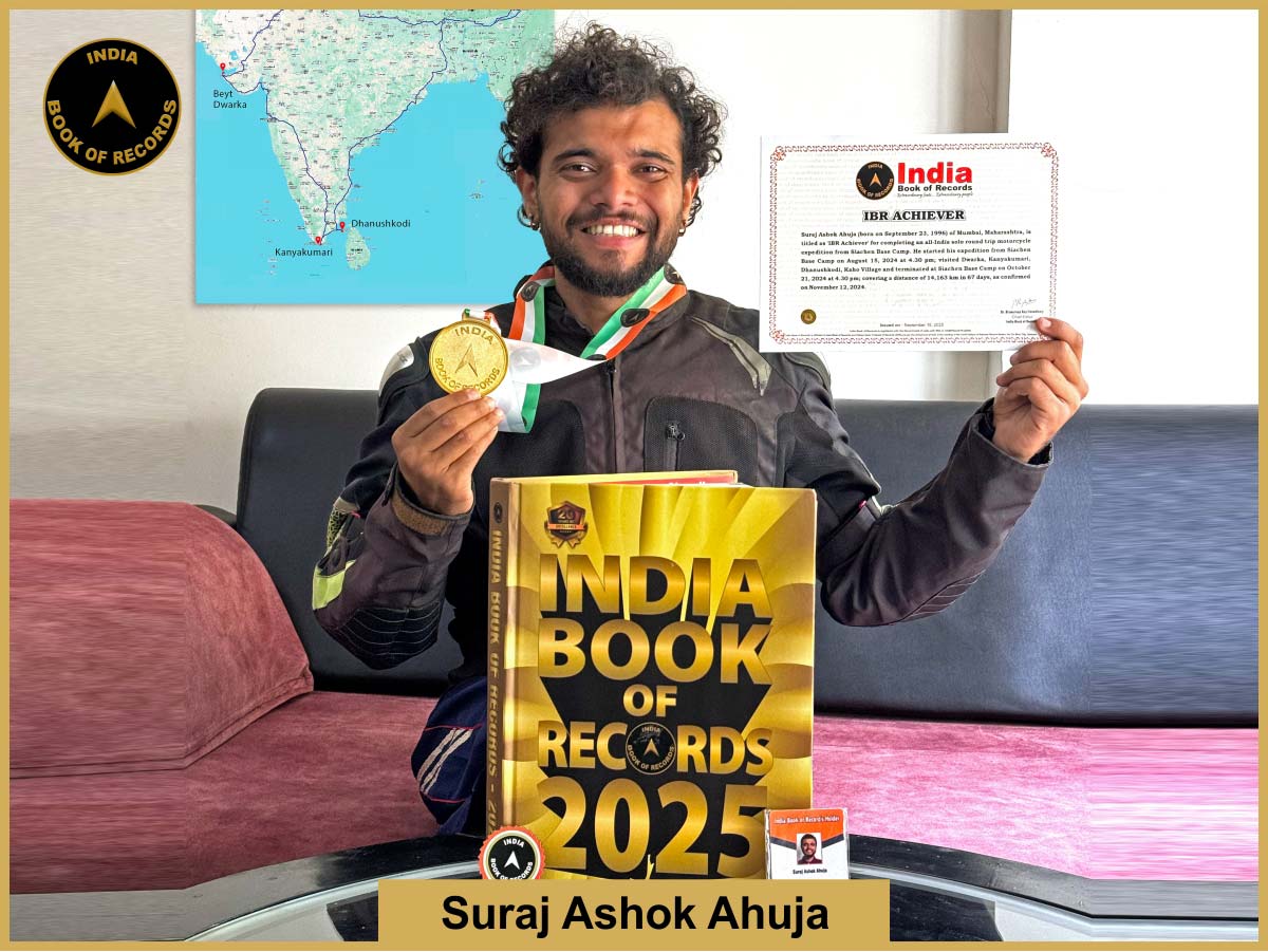 Suraj Ashok Ahuja – IBR Achiever