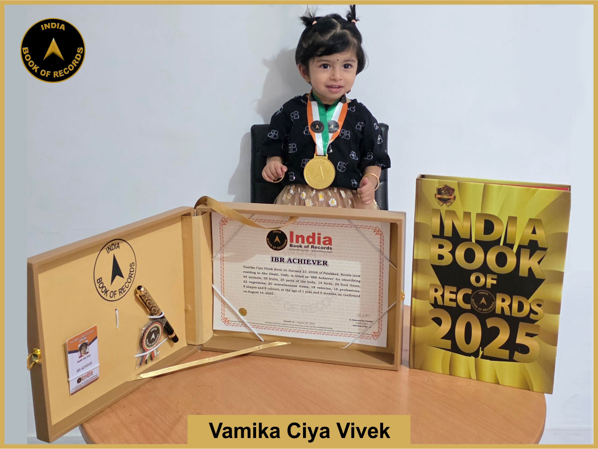 Vamika Ciya Vivek – IBR Achiever