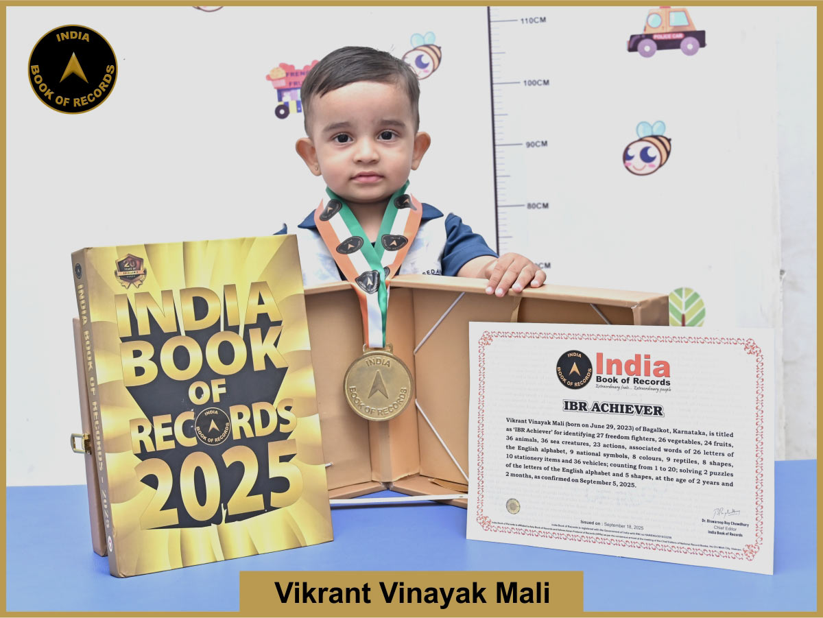 Vikrant Vinayak Mali – IBR Achiever