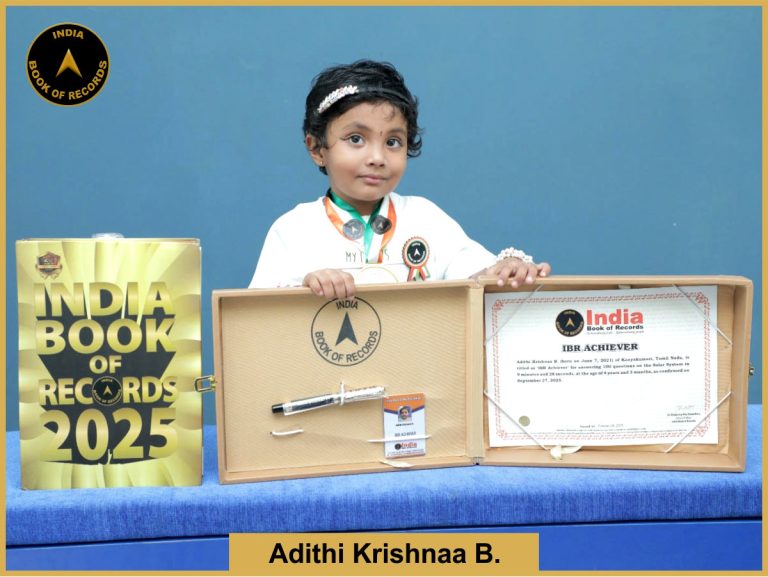 Adithi Krishnaa B. - IBR Achiever