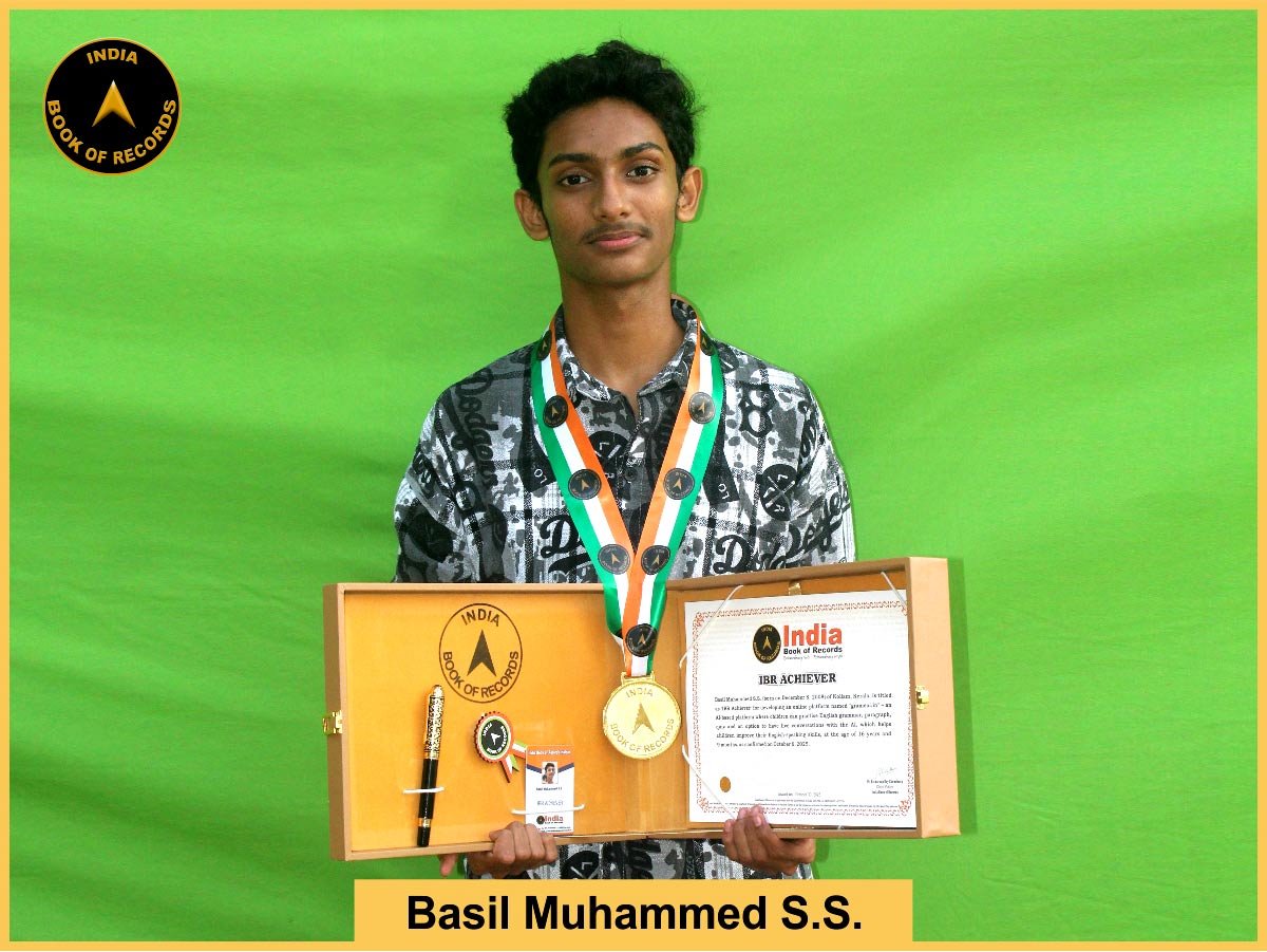 Basil Muhammed S.S. – IBR Achiever