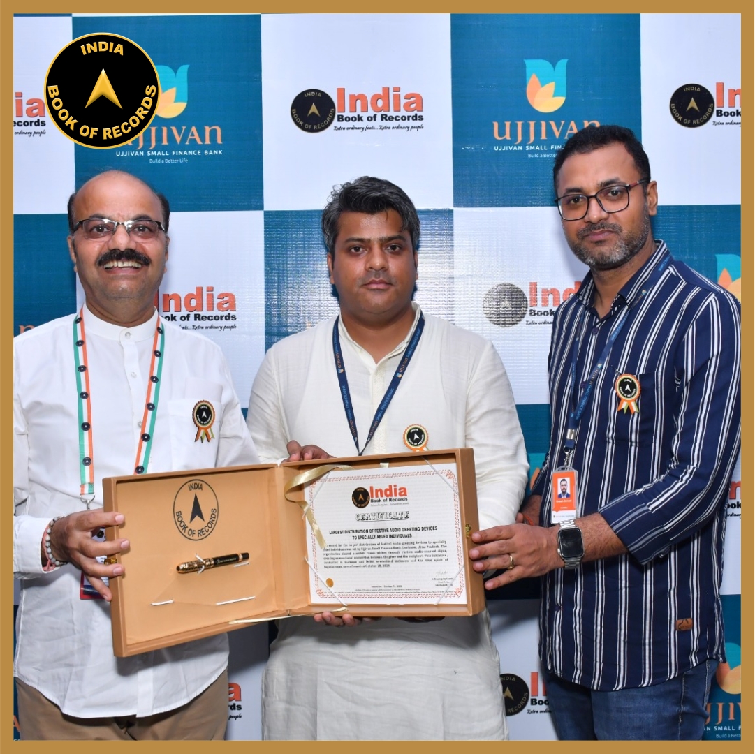 Largest Distribution of Festive Audio Greeting Devices to Specially-Abled Individuals