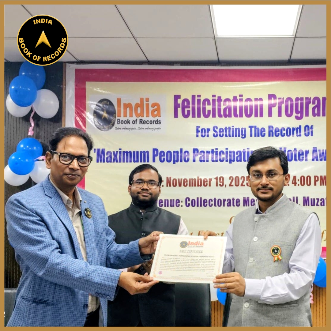 Maximum People Participating in Voter Awareness Pledge