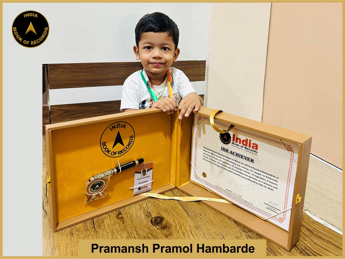 Pramansh Pramol Hambarde – IBR Achiever