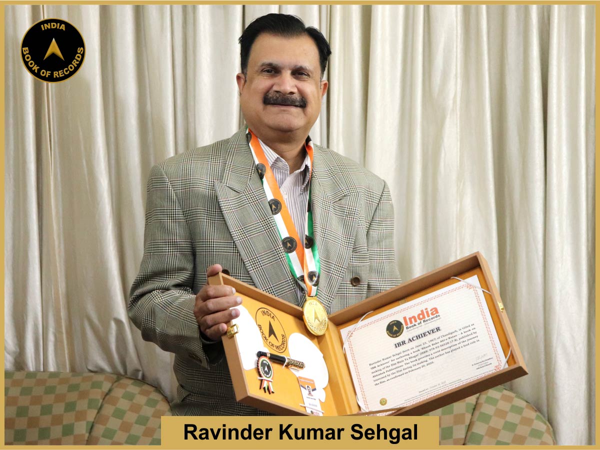 Ravinder Kumar Sehgal – IBR Achiever