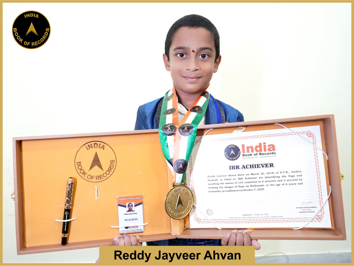 Reddy Jayveer Ahvan – IBR Achiever