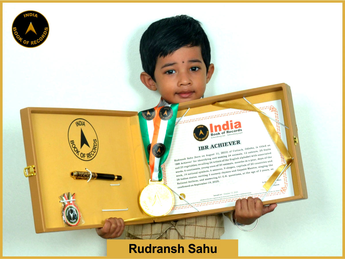 Rudransh Sahu – IBR Achiever
