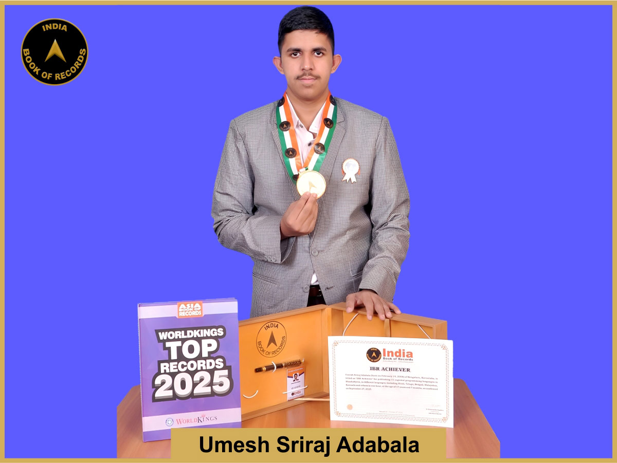 Umesh Sriraj Adabala – IBR Achiever