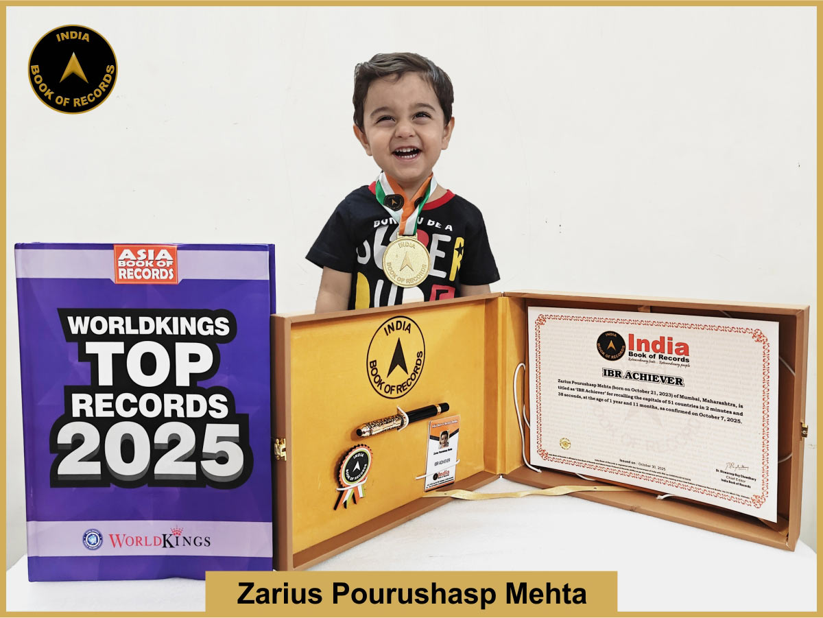 Zarius Pourushasp Mehta – IBR Achiever