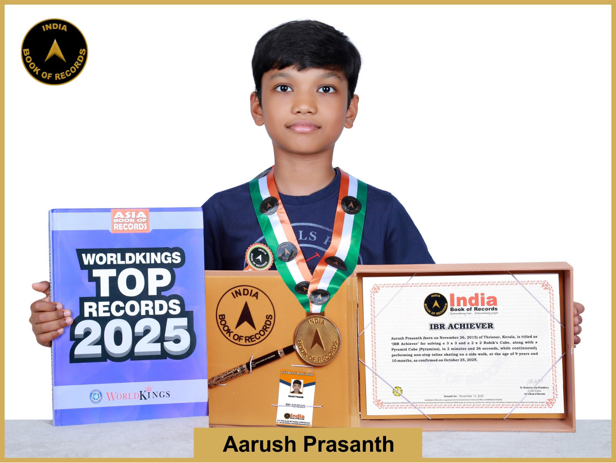 Aarush Prasanth – IBR Achiever