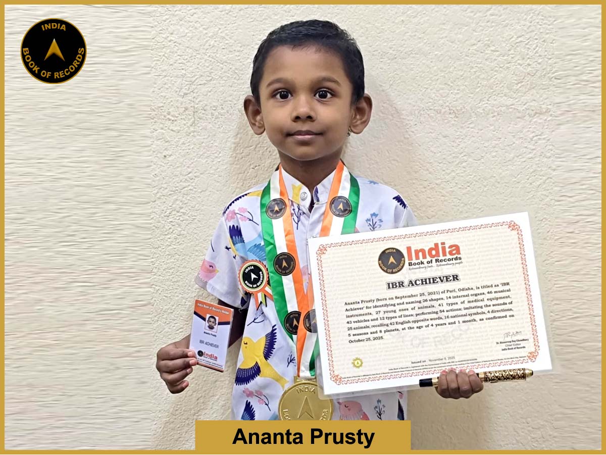 Ananta Prusty – IBR Achiever