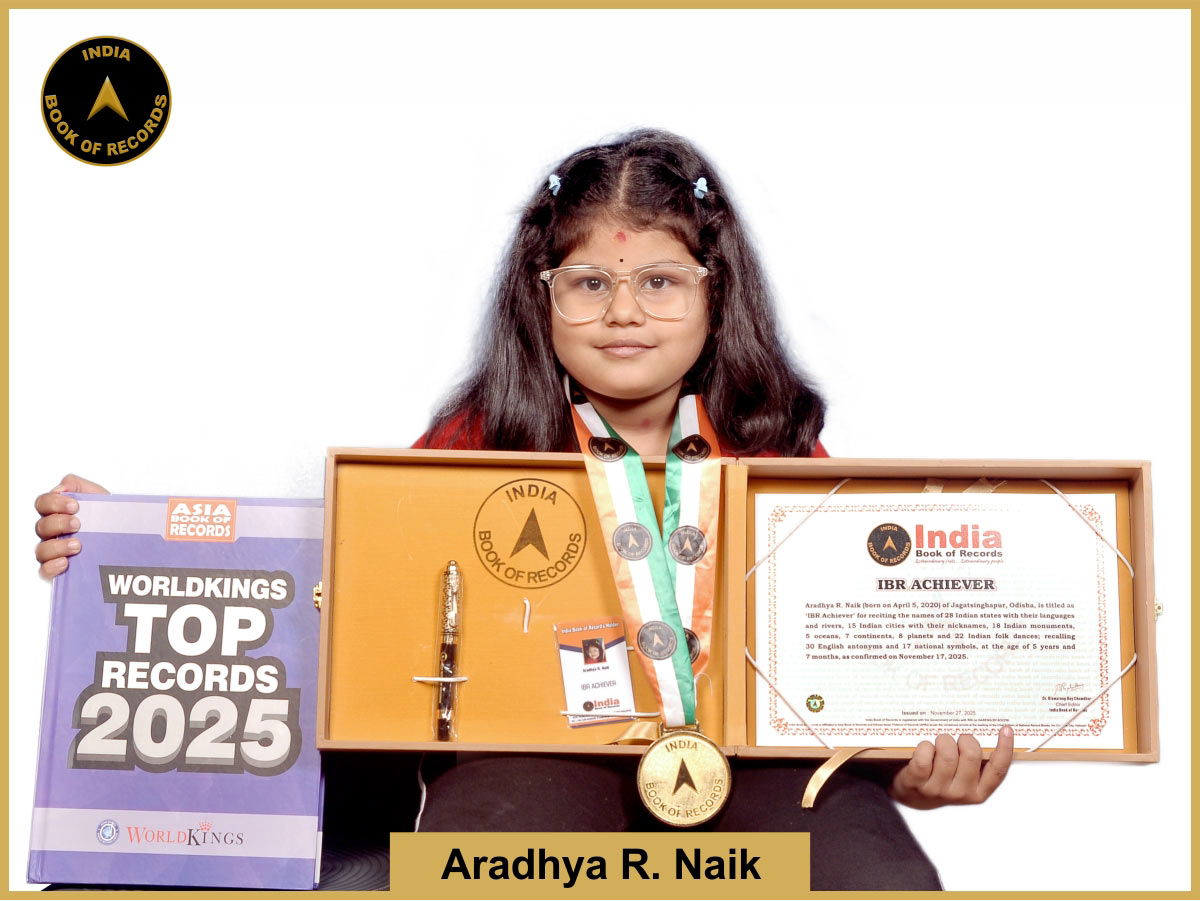 Aradhya R. Naik – IBR Achiever