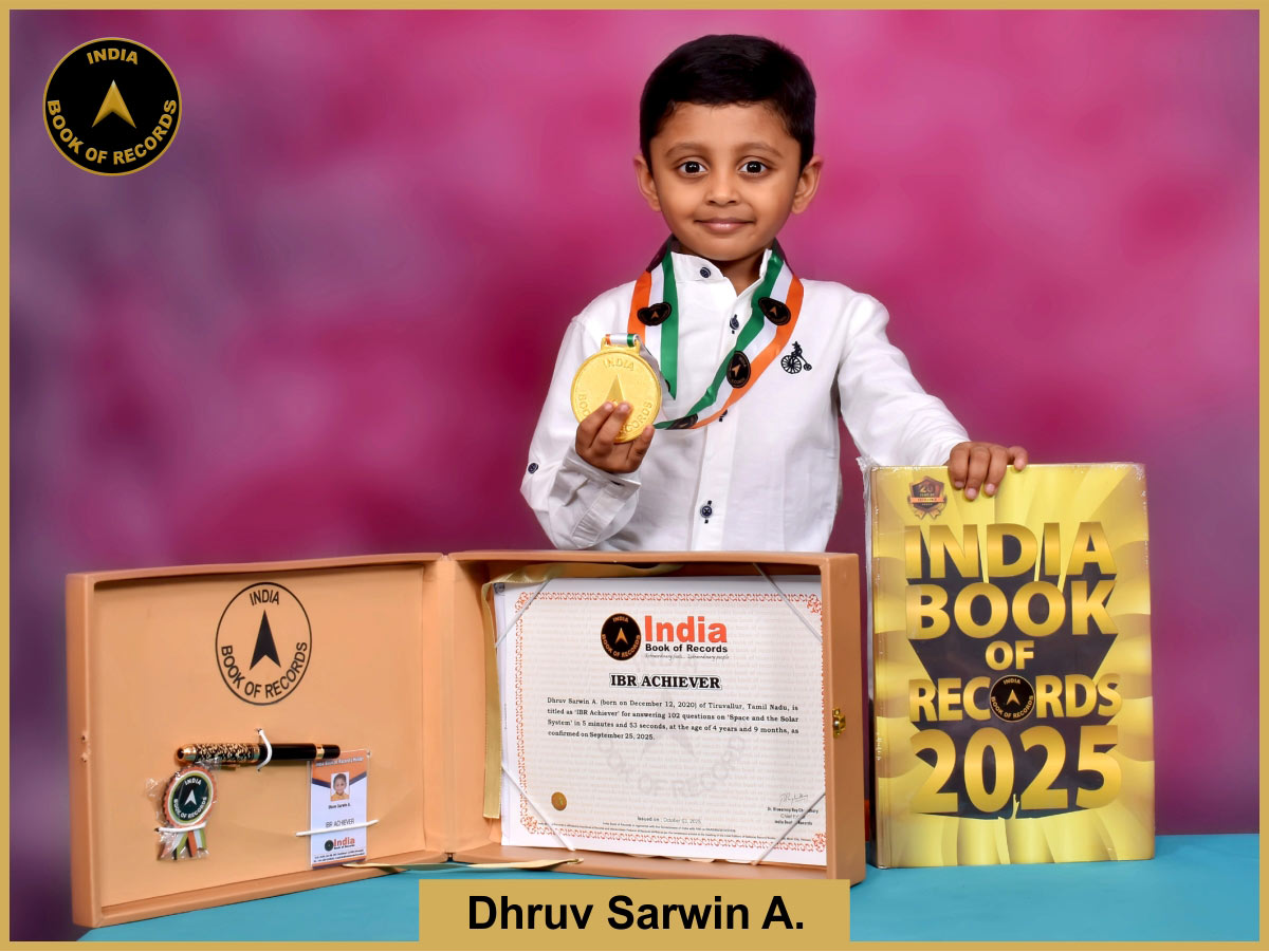 Dhruv Sarwin A. – IBR Achiever