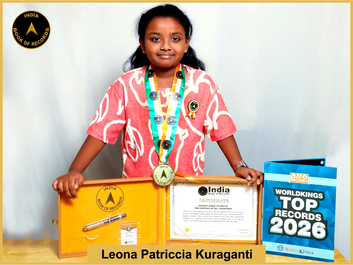 Fastest child to recite the capitals of all countries