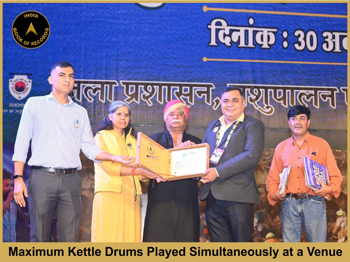 Maximum Kettle Drums Played Simultaneously at a Venue