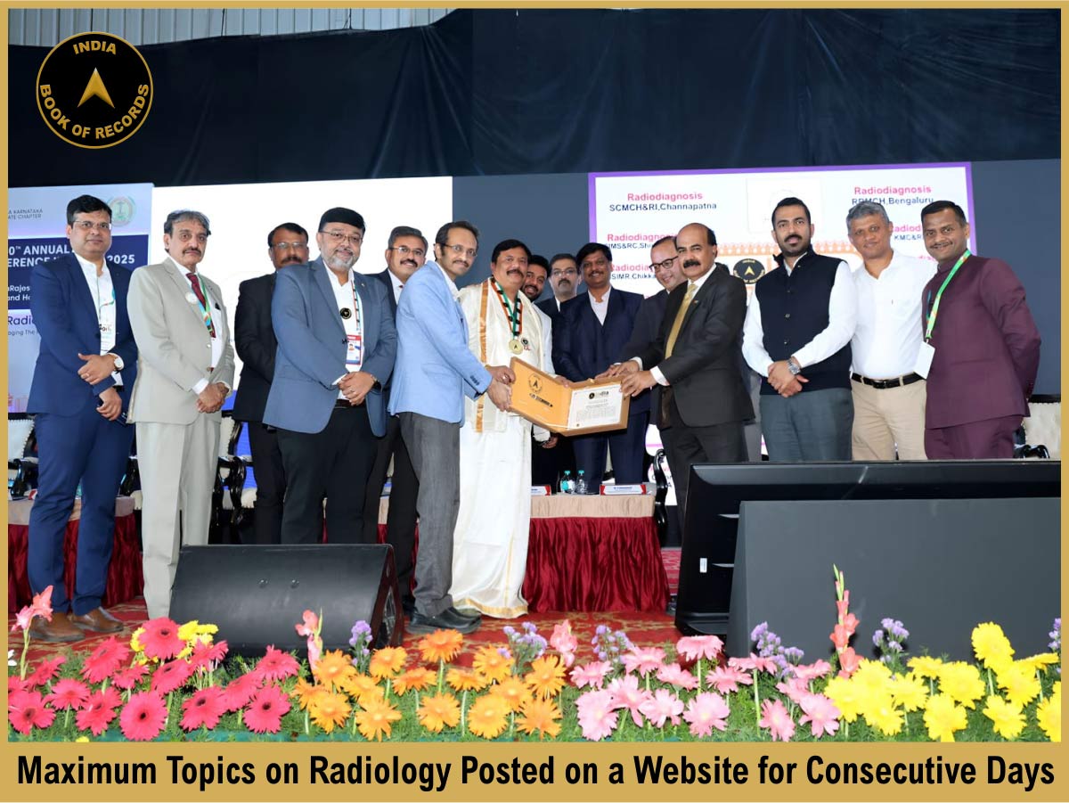 Maximum Topics on Radiology Posted on a Website for Consecutive Days