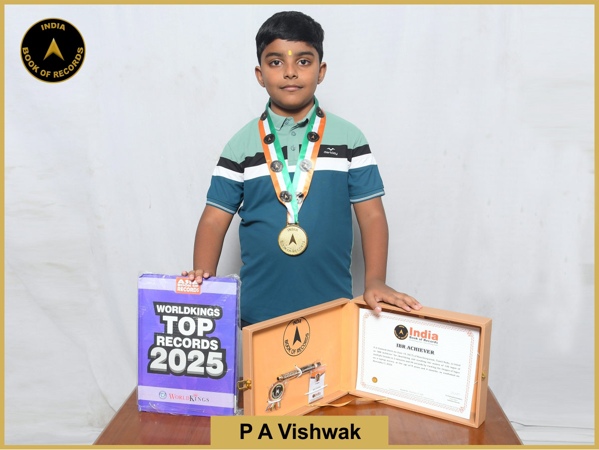 P A Vishwak – IBR Achiever