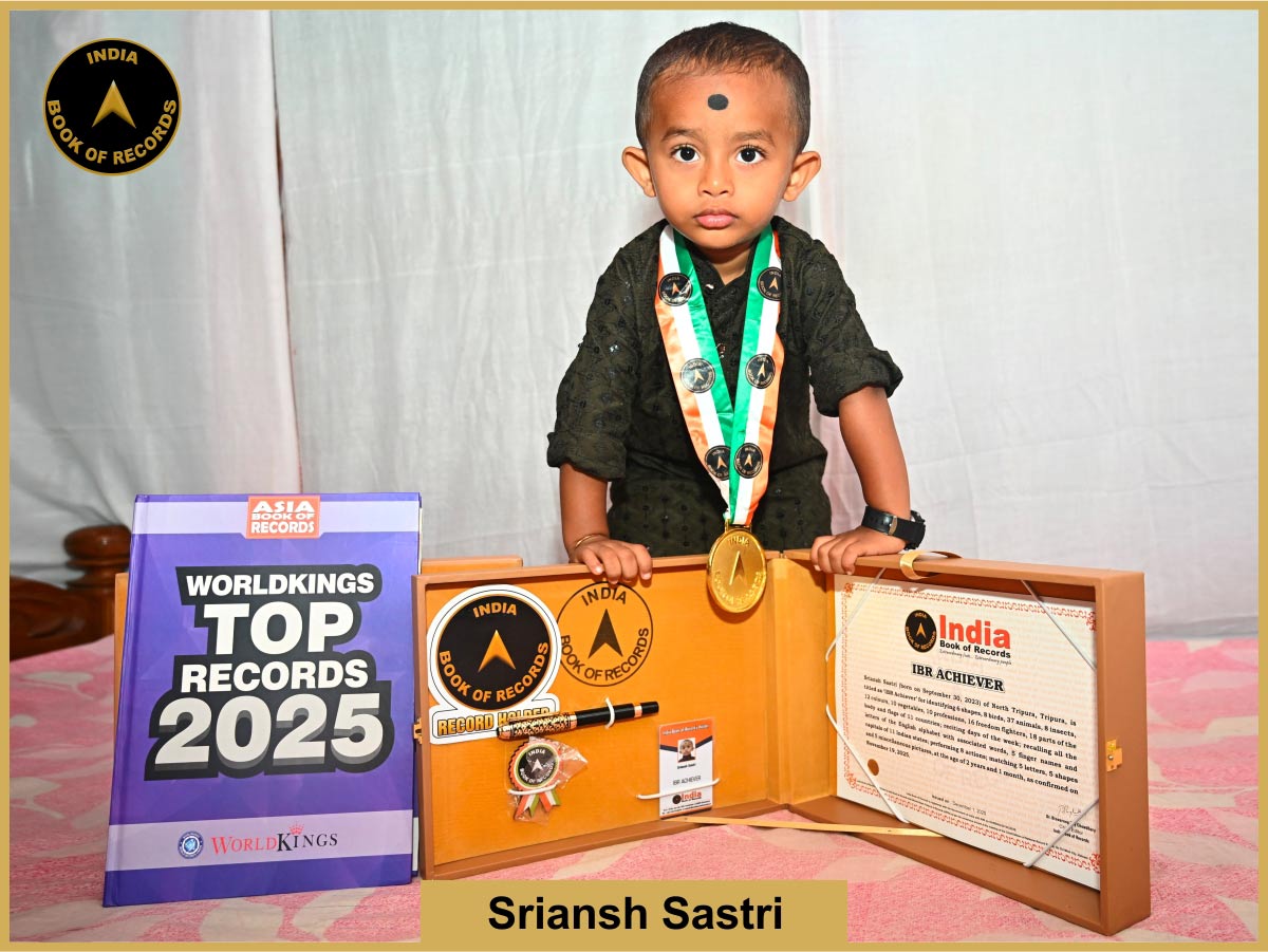 Sriansh Sastri – IBR Achiever