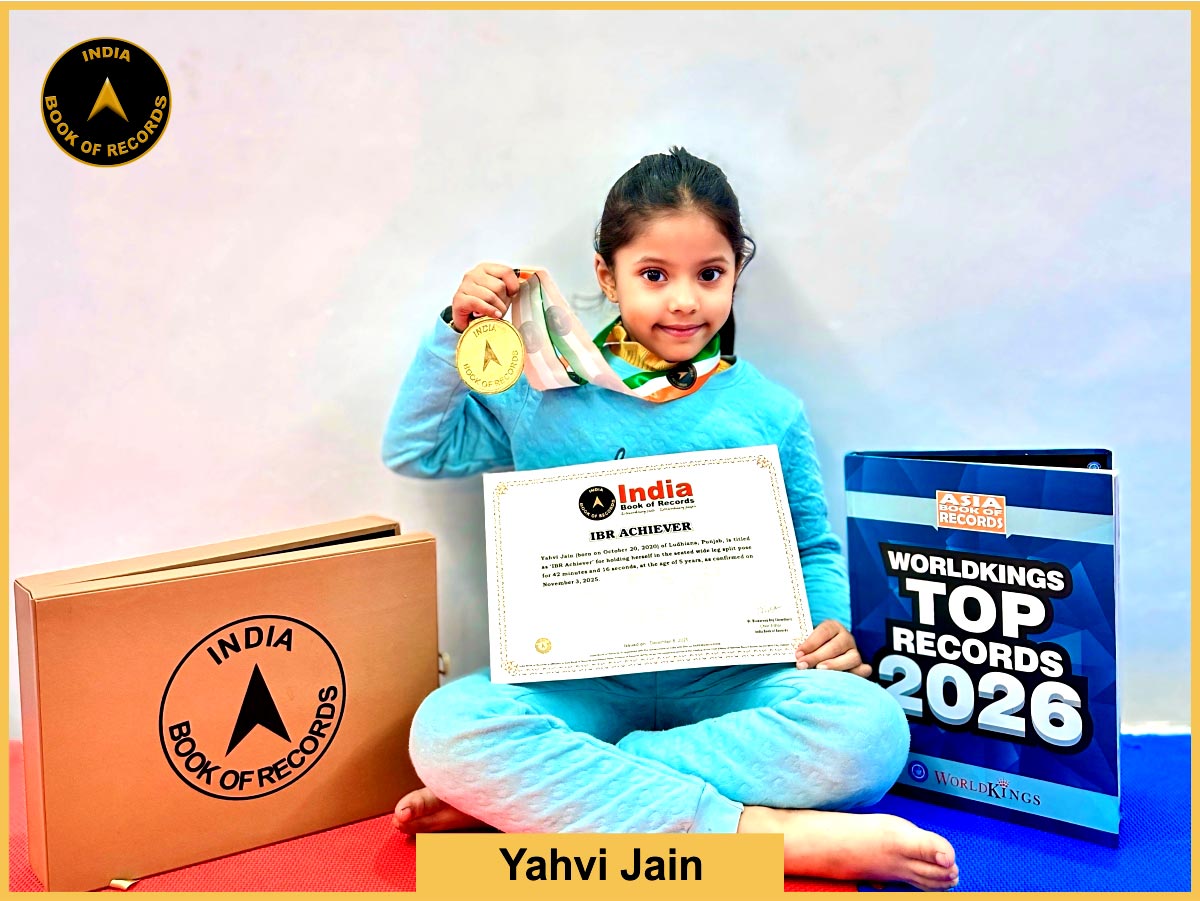 Yahvi Jain – IBR Achiever