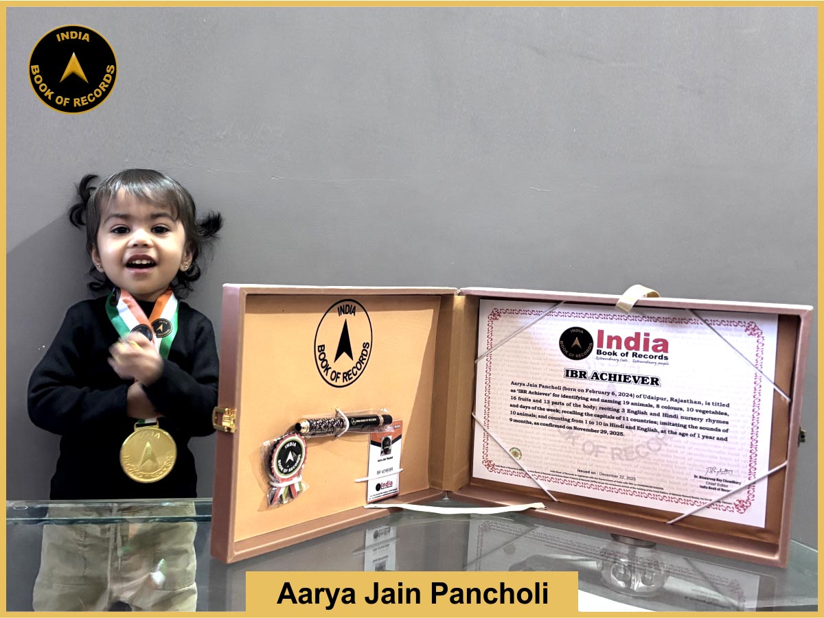 Aarya Jain Pancholi – IBR Achiever