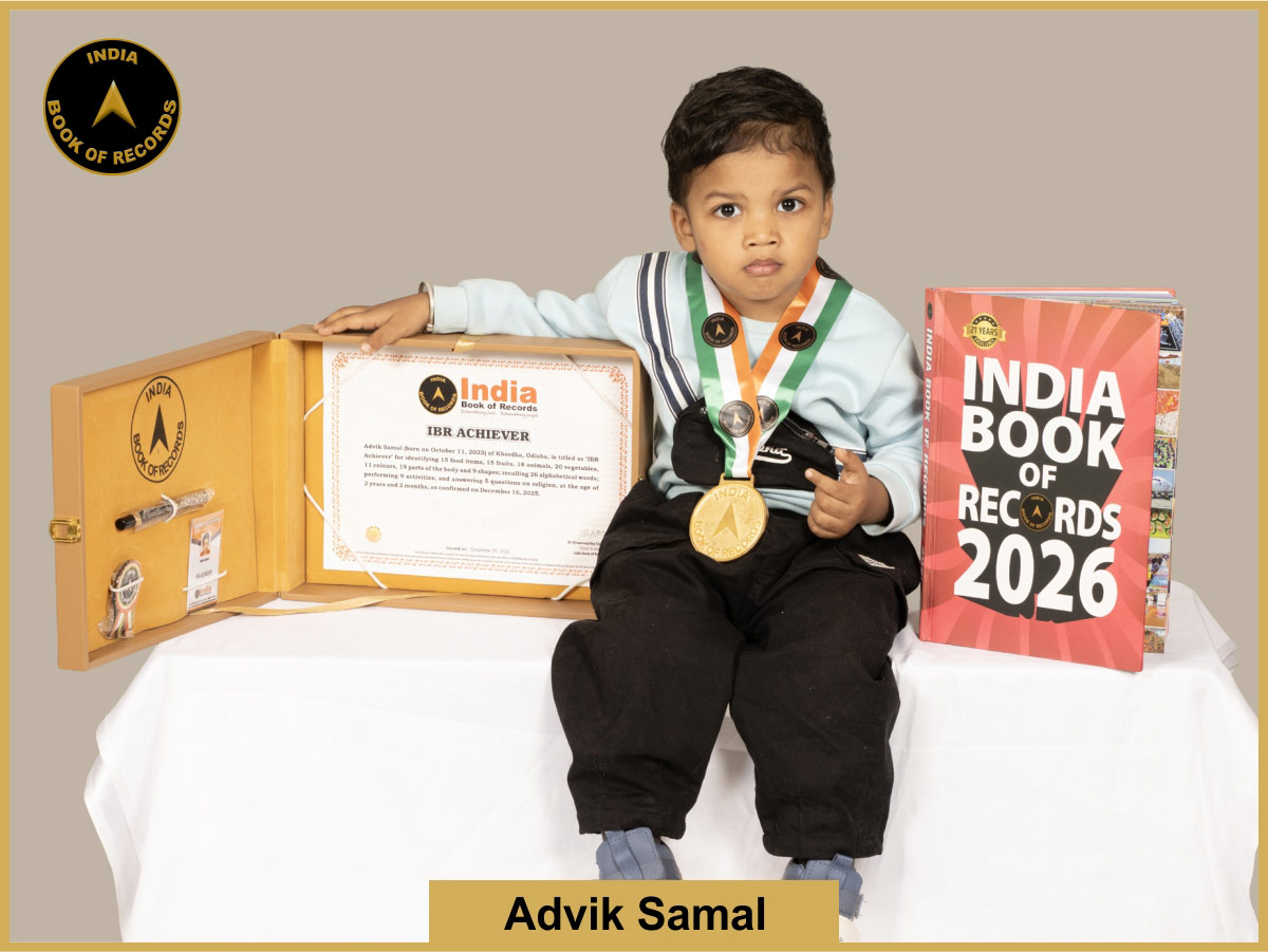 Advik Samal- IBR Achiever